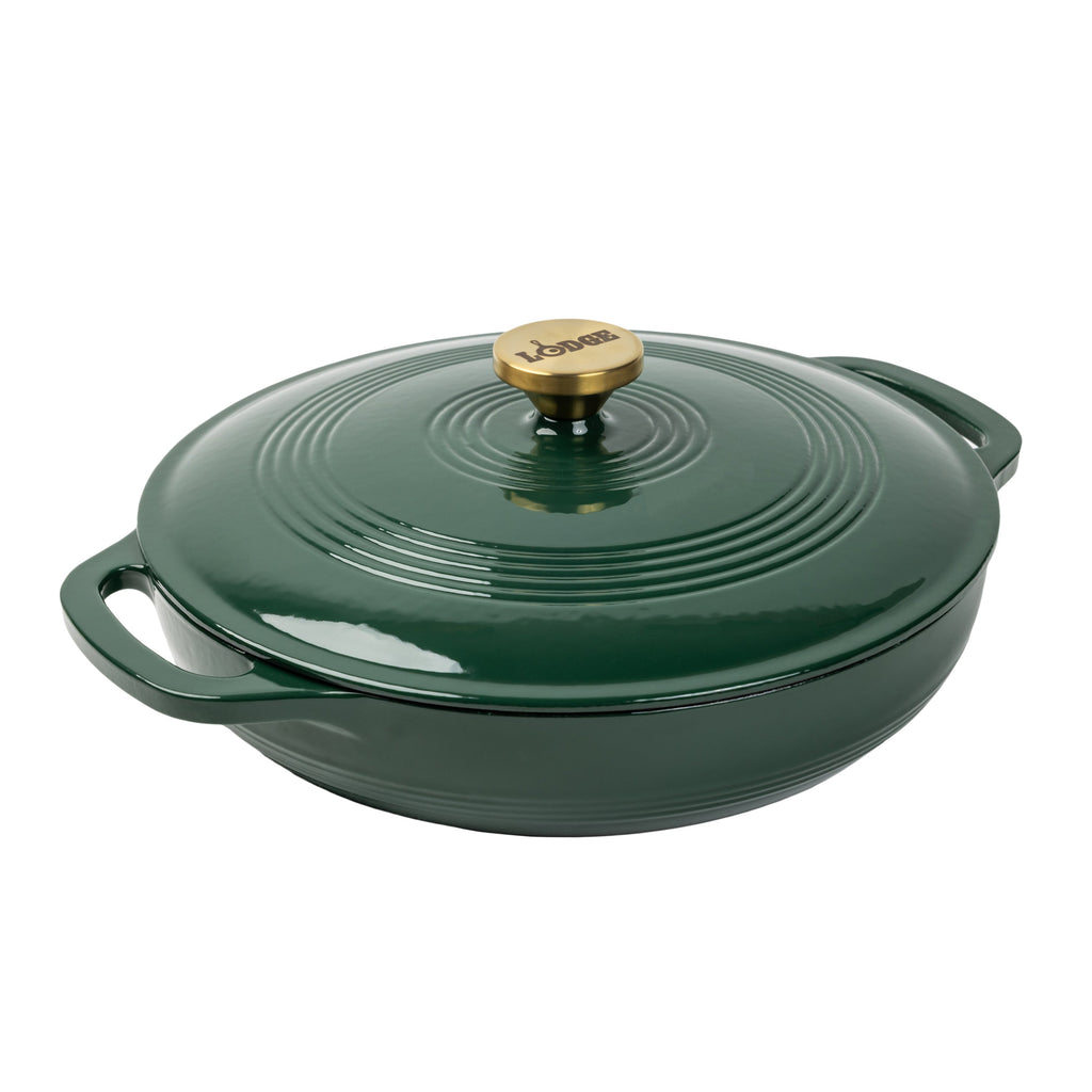 Essential Enamel Braiser | Versatile Cast Iron Cooking