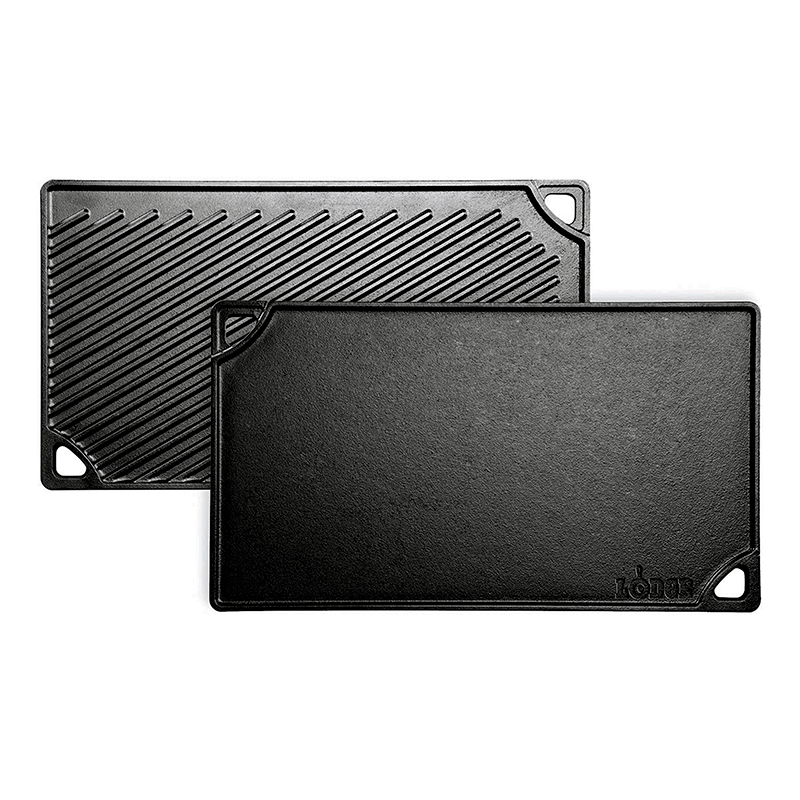 16.75 x 9.5 Inch Double Play Reversible Grill/Griddle | Stovetop and Grill Cooking