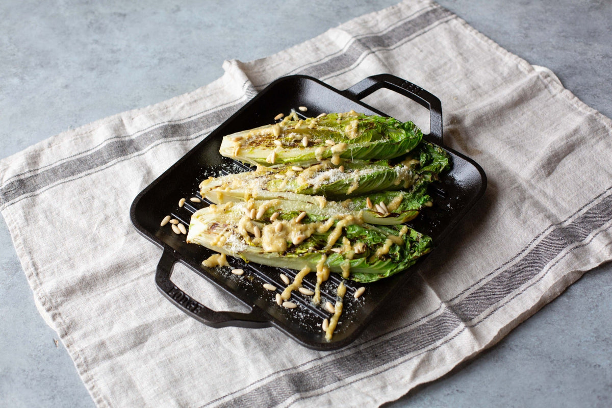 Chef Collection Square Grill Pan | Stovetop and Grill Cooking