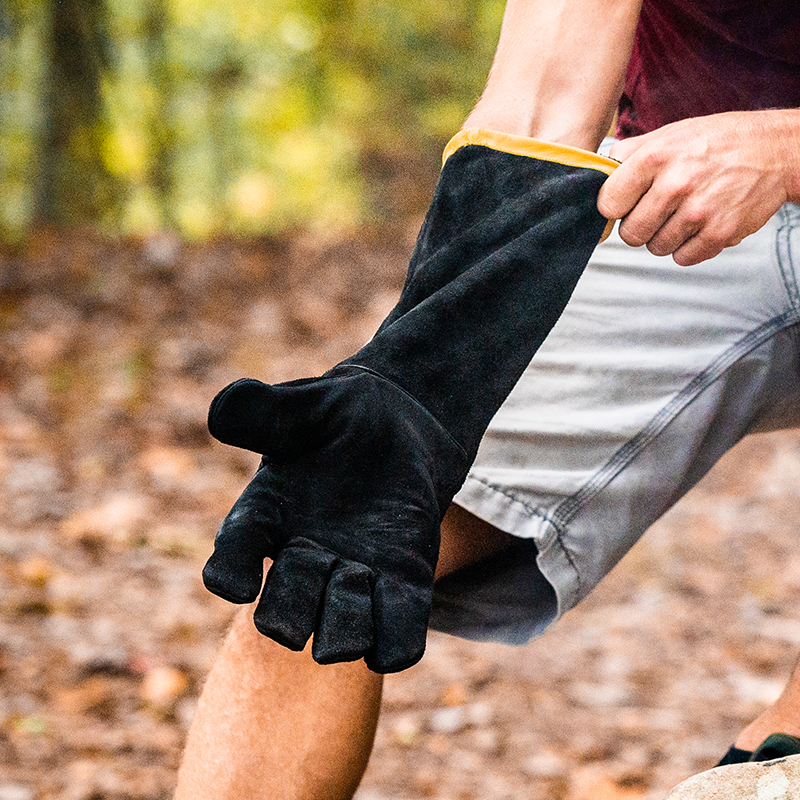 Leather Gloves | Outdoor Cooking Essential