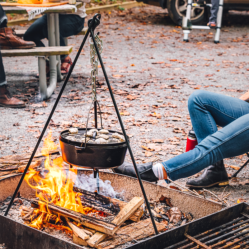Adjustable Camp Tripod | Campfire Cooking Gear
