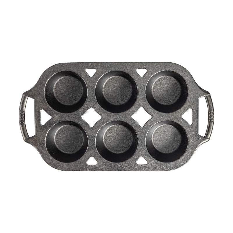Seasoned Cast Iron Muffin Pan | Kitchen Starter Bundle