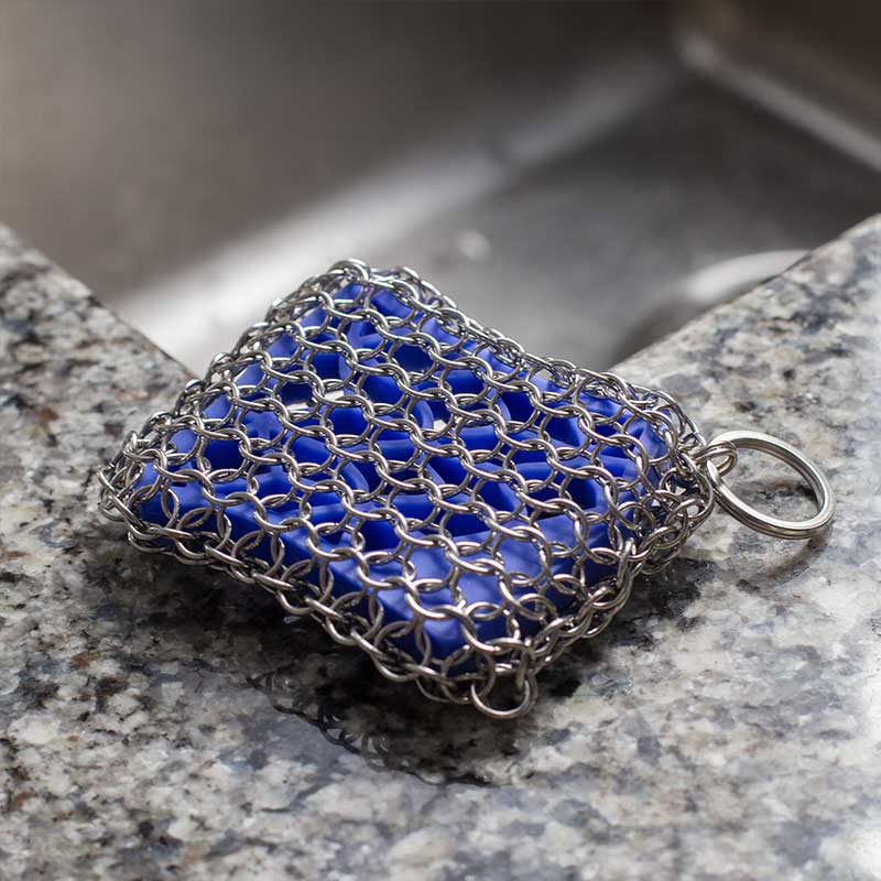 Chainmail Scrubbing Pad | Outdoor Cooking Essential