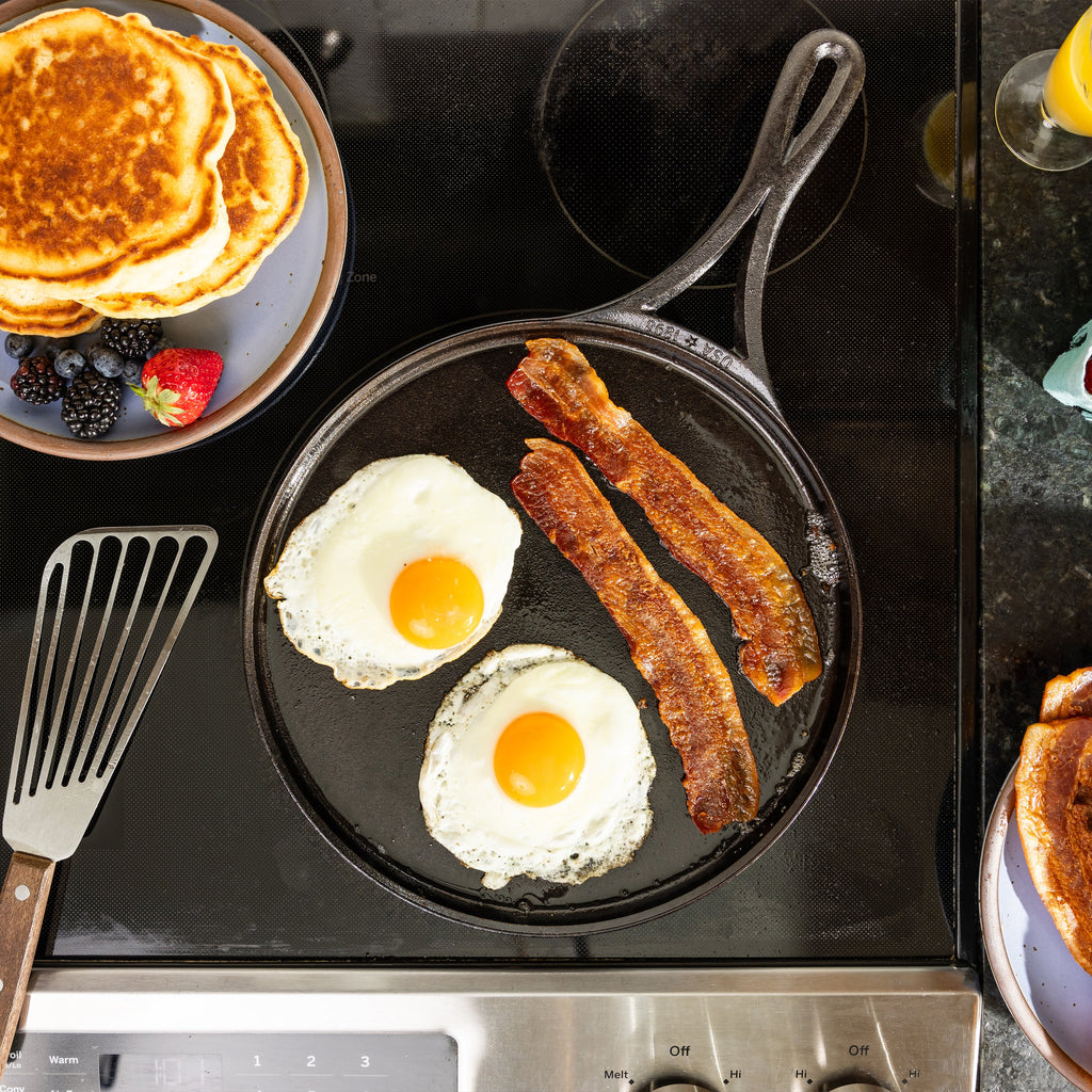Blacklock 11 Inch Lightweight Cast Iron Griddle | Stovetop and Grill Cooking