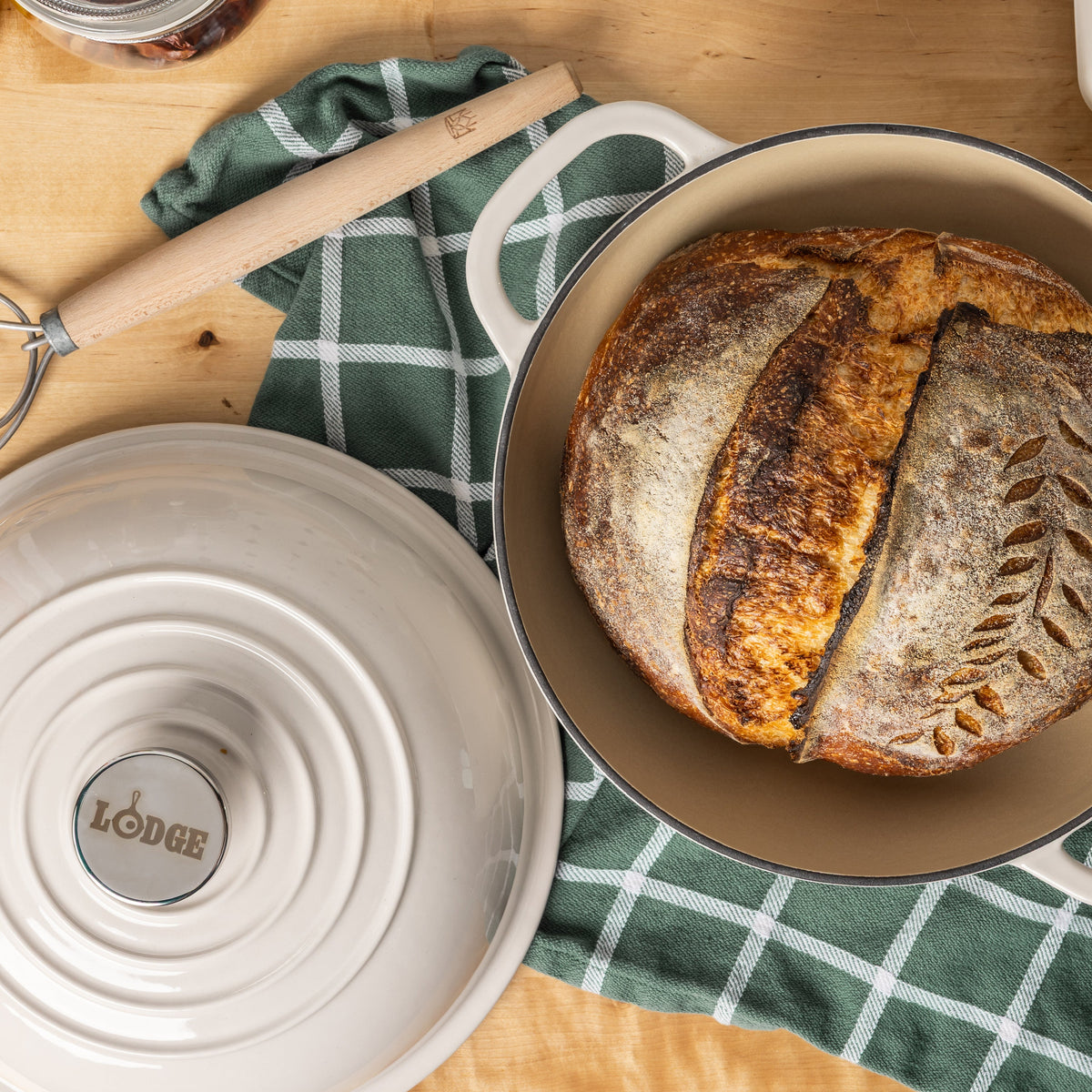 10.35 Inch Enameled Cast Iron Bread Oven | Enamel Baking Essential