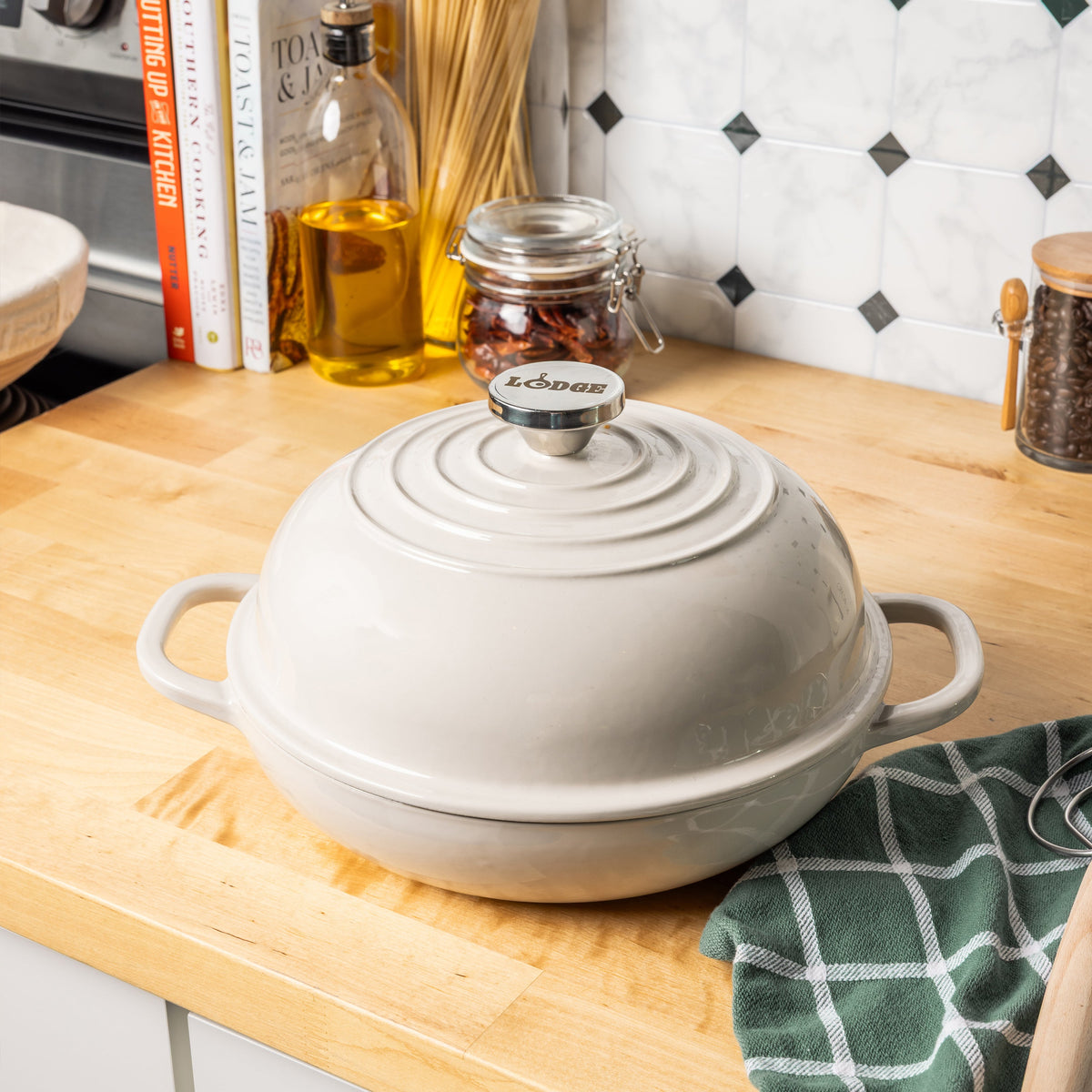 10.35 Inch Enameled Cast Iron Bread Oven | Enamel Baking Essential
