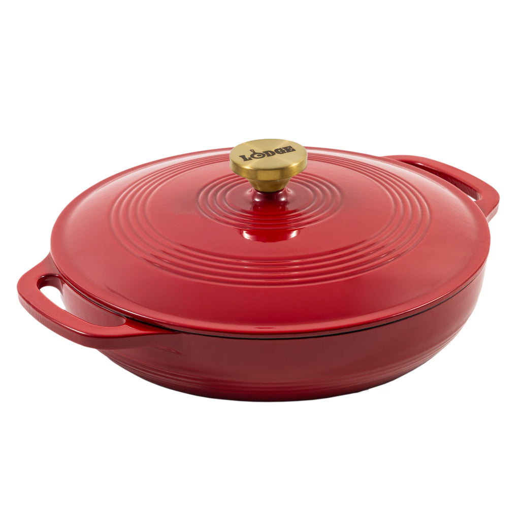 Essential Enamel Braiser | Versatile Cast Iron Cooking