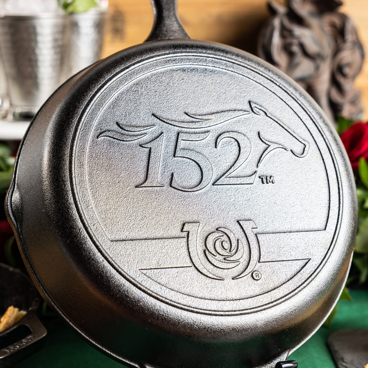 10.25 Inch Seasoned Cast Iron Kentucky Derby Skillet | Everyday Seasoned Cast Iron