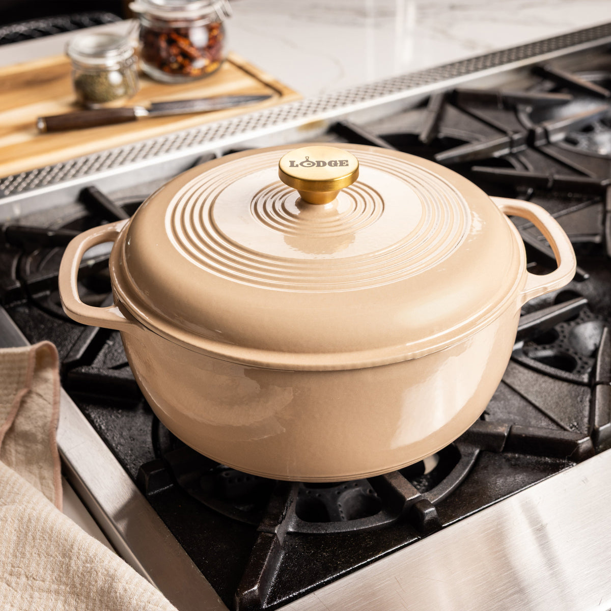 6 Quart Essential Enamel Dutch Oven | Versatile Cast Iron Cooking