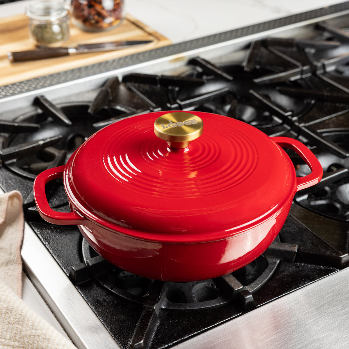 3 Quart Essential Enamel Dutch Oven | Versatile Cast Iron Cooking