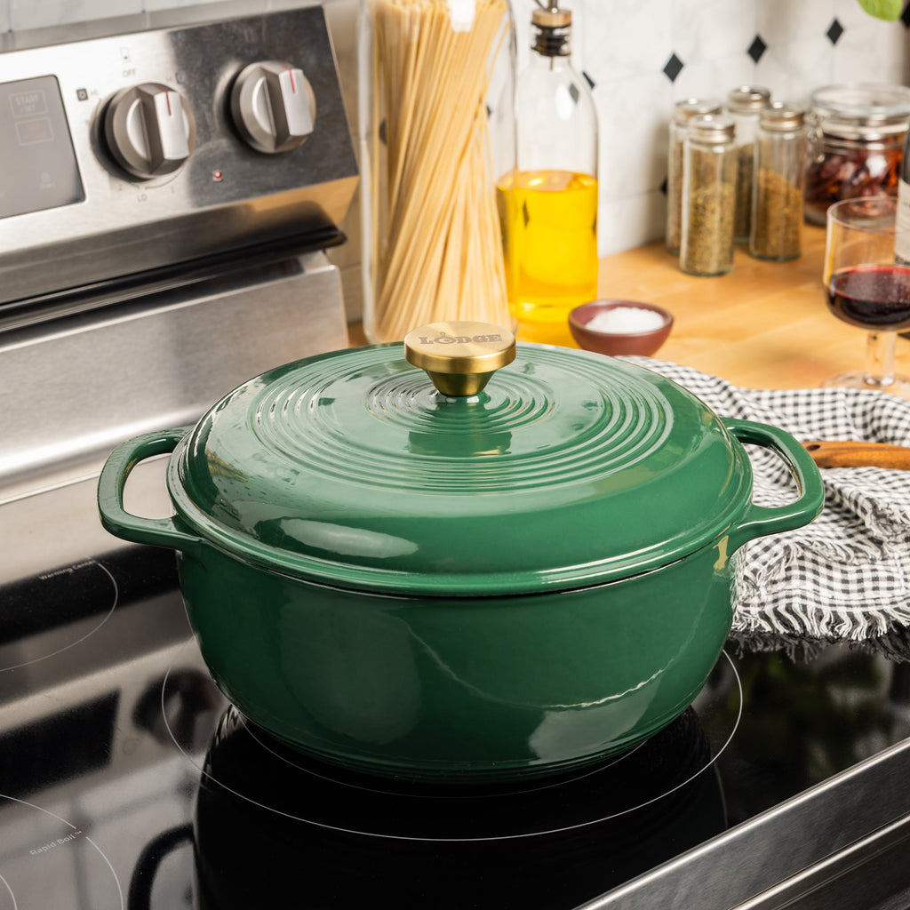 6 Quart Essential Enamel Dutch Oven | Versatile Cast Iron Cooking