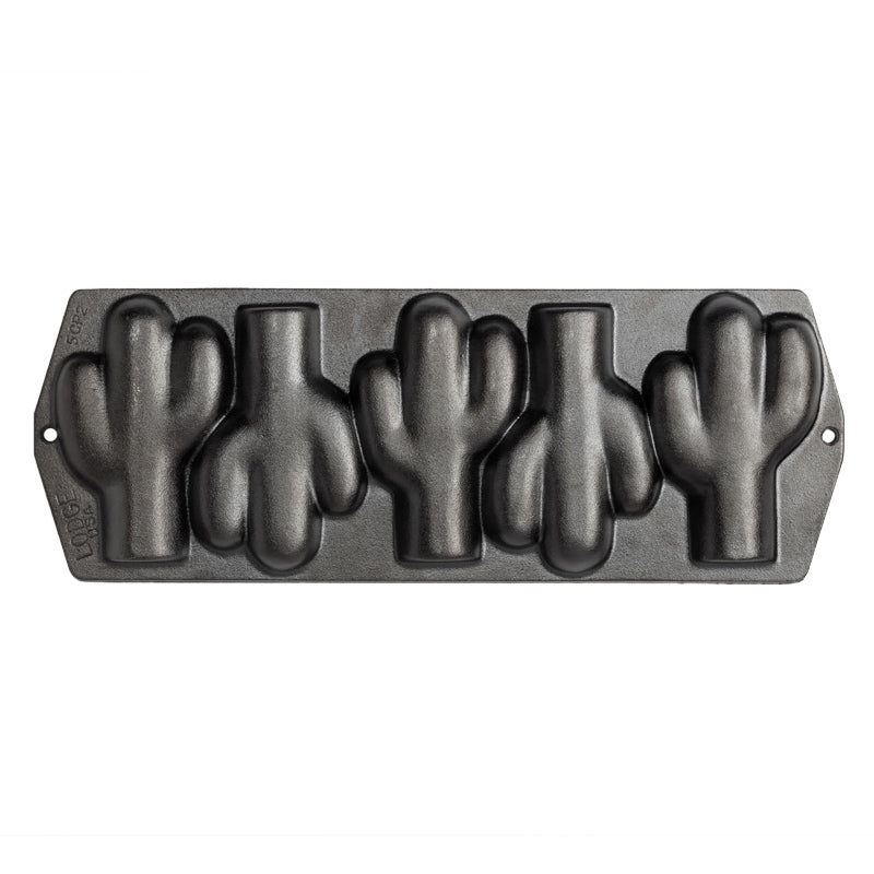 Seasoned Cast Iron Cactus Pan | Kitchen Starter Bundle