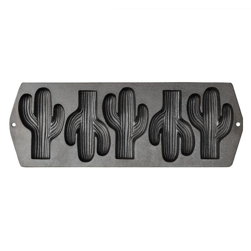 Seasoned Cast Iron Cactus Pan | Kitchen Starter Bundle