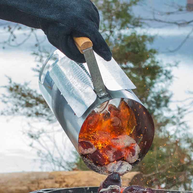 Charcoal Chimney Starter | Outdoor Cooking Essential