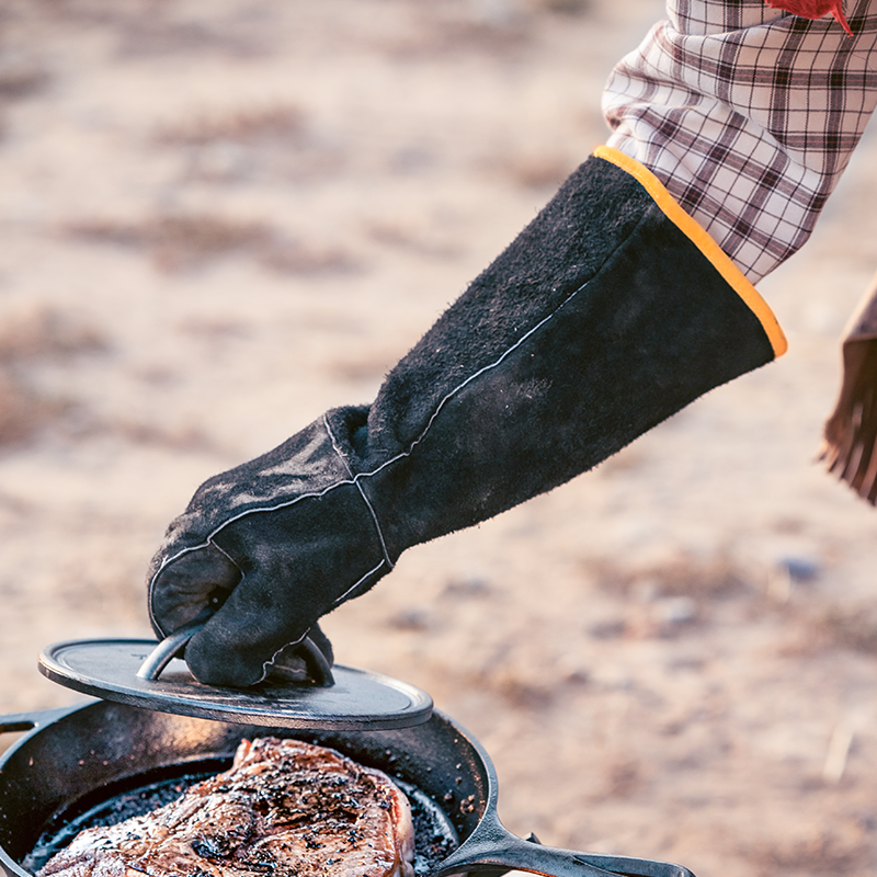 Leather Gloves | Outdoor Cooking Essential