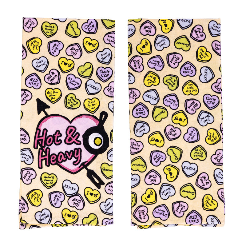 Conversation Heart Dish Towel | Kitchen Starter Bundle