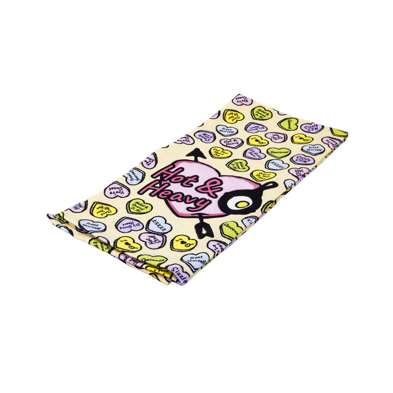 Conversation Heart Dish Towel | Kitchen Starter Bundle