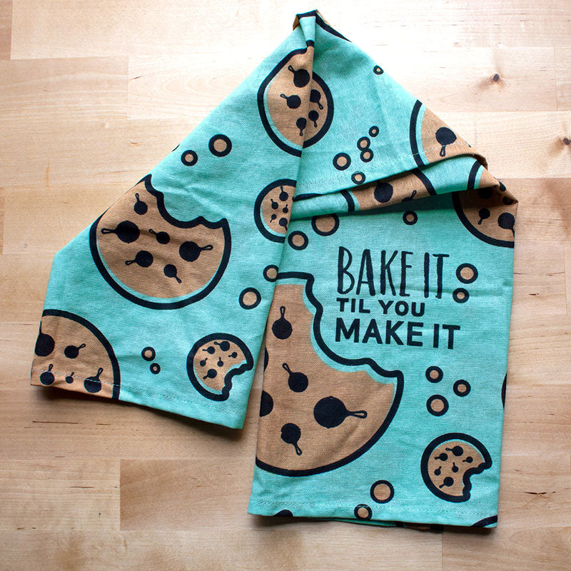 Bake it 'Til You Make It Lodge Dish Towel | Cast Iron Care Essential