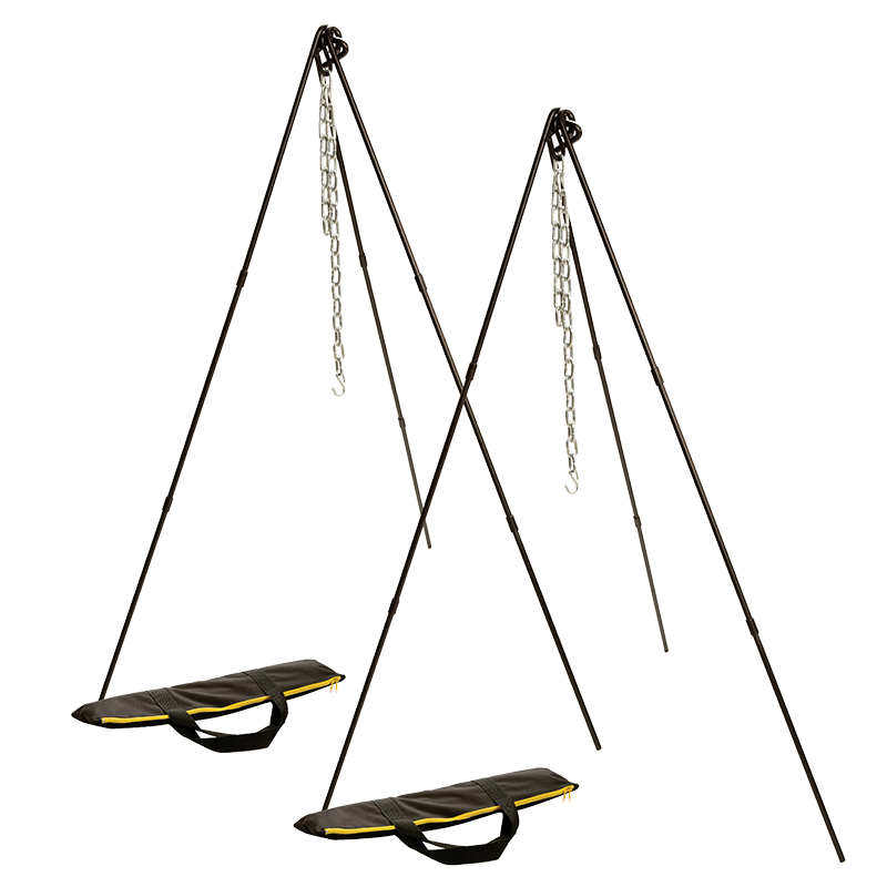 Adjustable Camp Tripod, 2 Pack | Campfire Cooking Gear