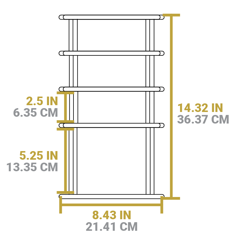 Cookware Storage Rack | Kitchen Starter Bundle