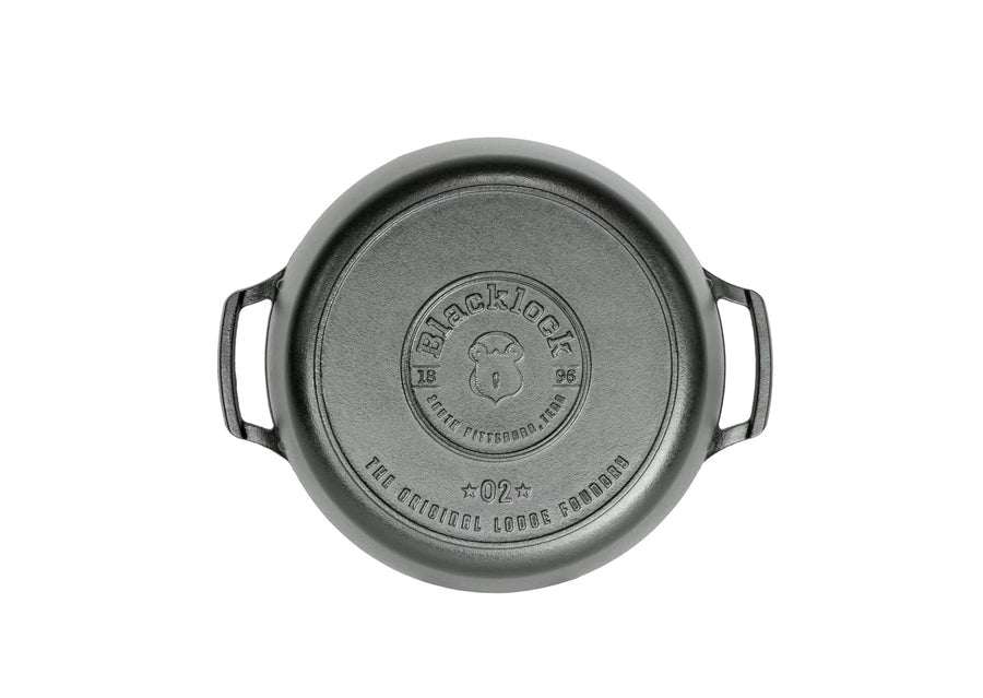 Blacklock 5.5 Quart Lightweight Cast Iron Dutch Oven | Versatile Cast Iron Cooking