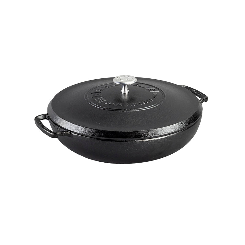 Blacklock 4 Quart Lightweight Cast Iron Braiser | Lightweight Premium Cast Iron