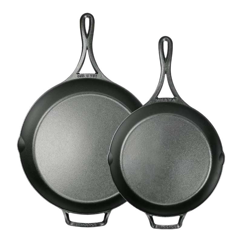 Blacklock Lightweight Cast Iron Skillet Set | Everyday Seasoned Cast Iron