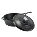 Blacklock 4 Quart Lightweight Cast Iron Deep Skillet With Lid | Everyday Seasoned Cast Iron