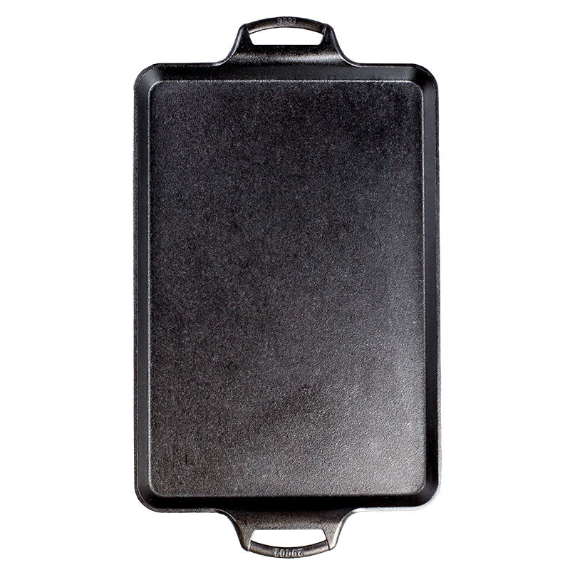 15.5 x 10.5 Inch Seasoned Cast Iron Baking Pan | Home Baking Essential