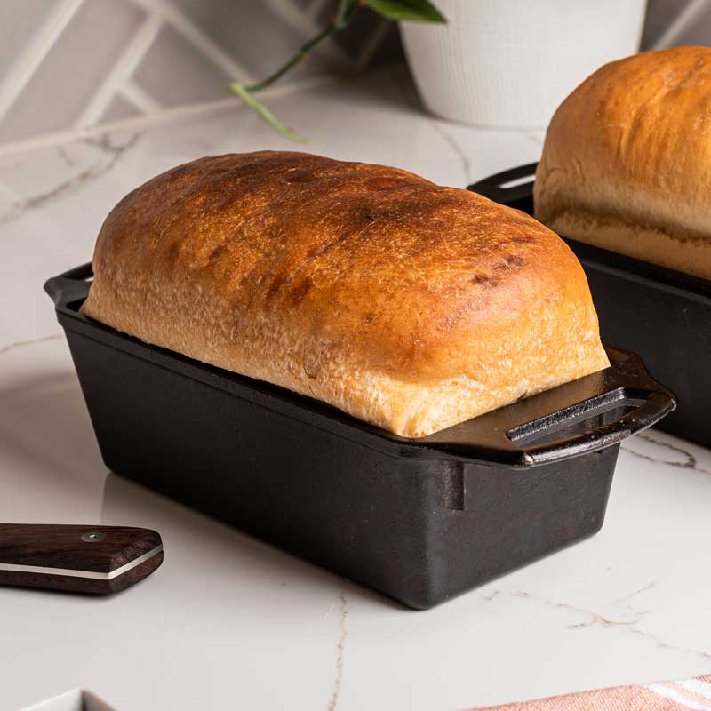 Seasoned Cast Iron Loaf Pan | Home Baking Essential