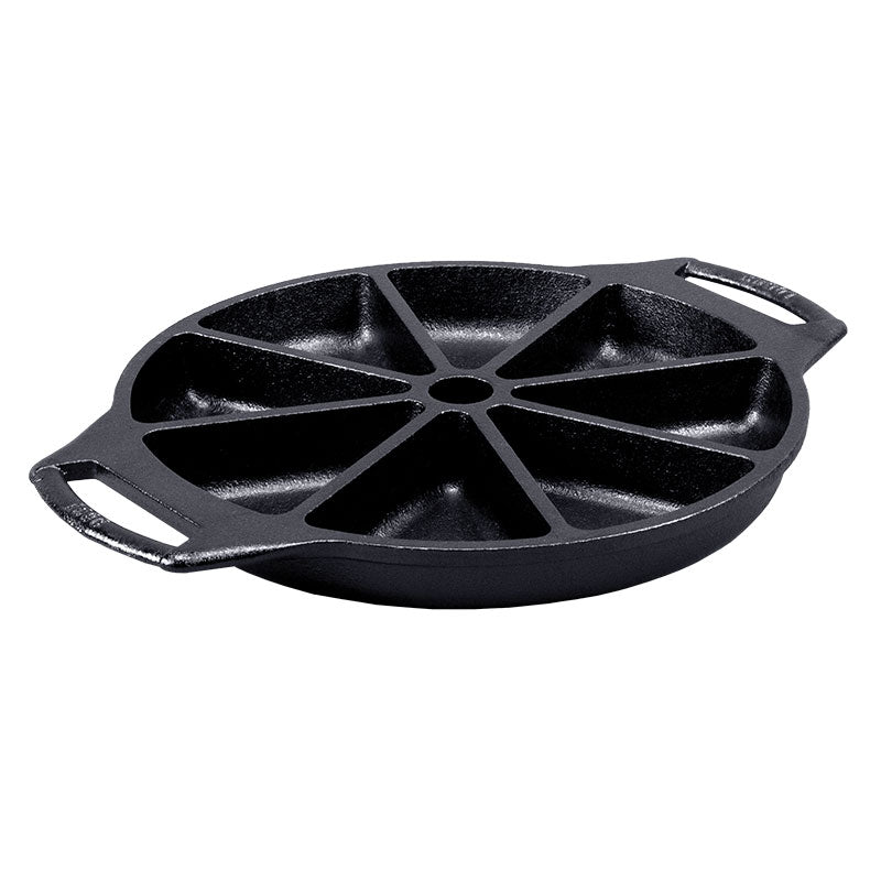 Seasoned Cast Iron Wedge Pan | Kitchen Starter Bundle