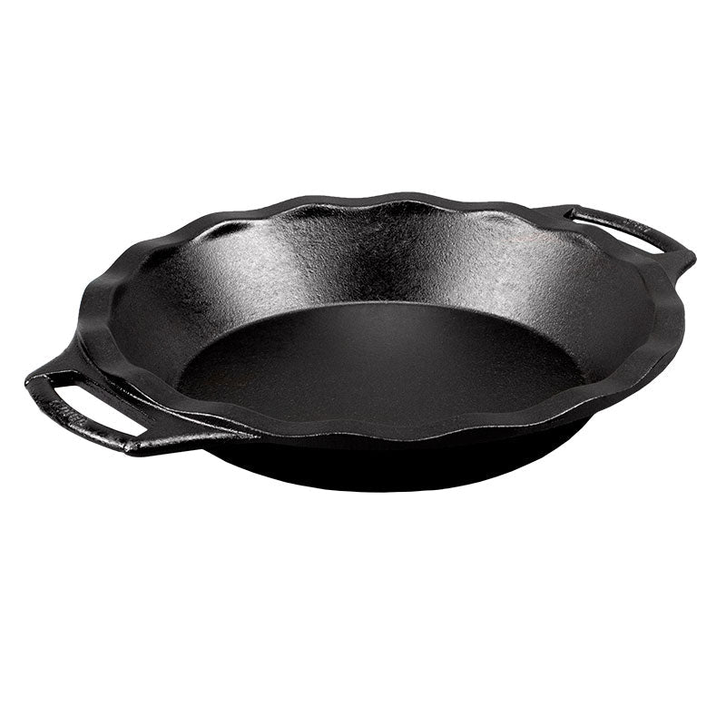 9 Inch Seasoned Cast Iron Pie Pan | Oven-to-Table Baking