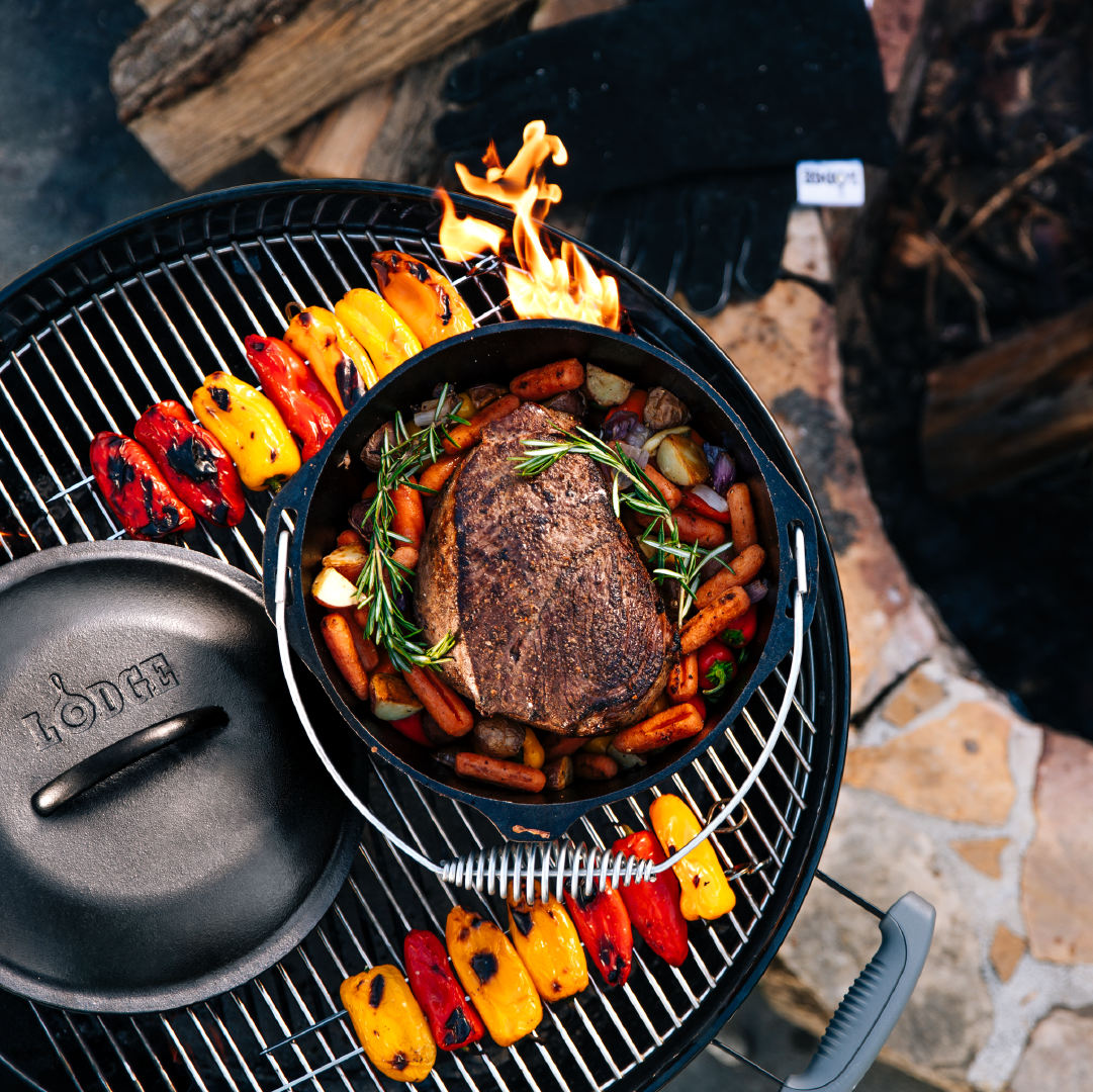 Dutch Oven with Bail Handle | Versatile Cast Iron Cooking