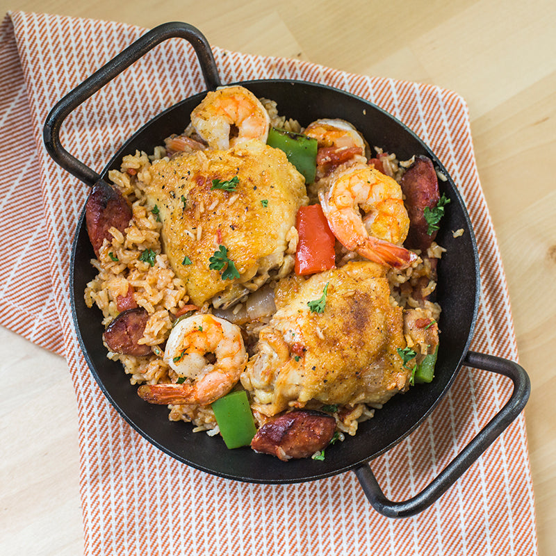 Carbon Steel Dual Handle Pan | Outdoor Cooking Essential