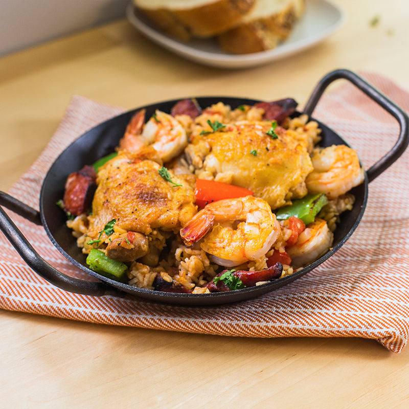 Carbon Steel Dual Handle Pan | Outdoor Cooking Essential
