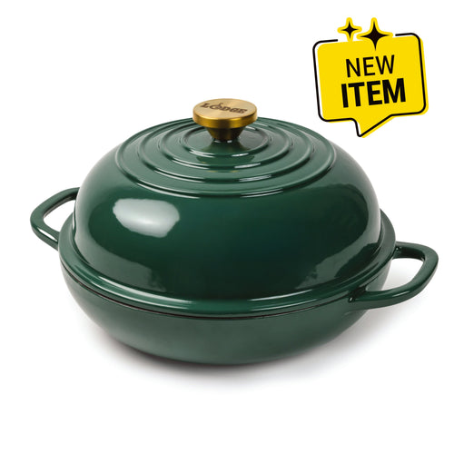 10.35 Inch Enameled Cast Iron Bread Oven | Enamel Baking Essential
