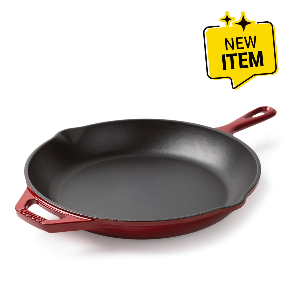 11 Inch Essential Enamel Cast Iron Skillet | Everyday Seasoned Cast Iron