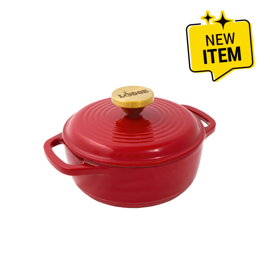 1.5 Quart Essential Enamel Dutch Oven | Versatile Cast Iron Cooking