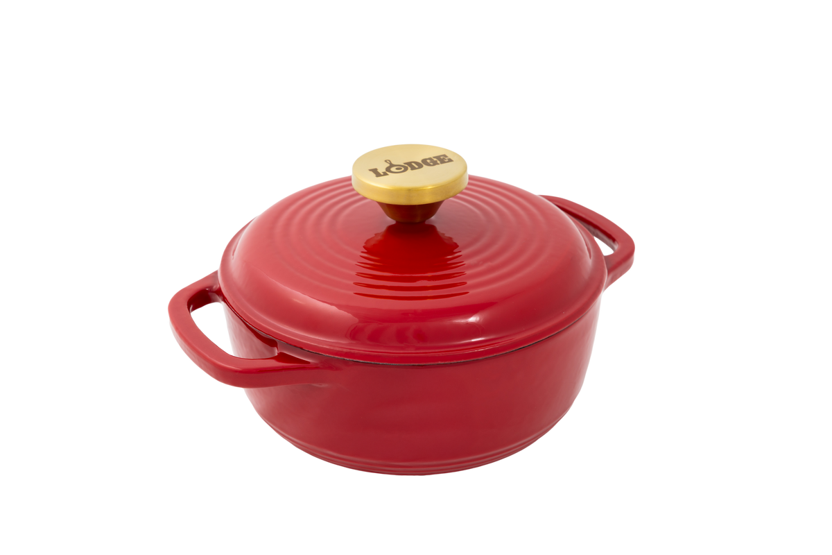 1.5 Quart Essential Enamel Dutch Oven | Versatile Cast Iron Cooking