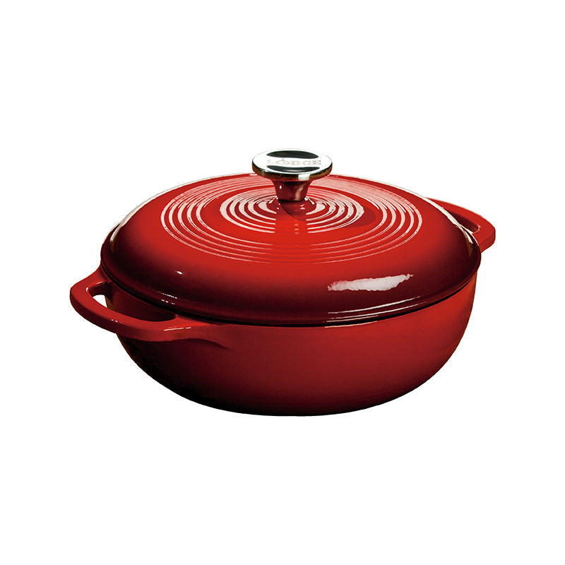 3 Quart Essential Enamel Dutch Oven | Versatile Cast Iron Cooking