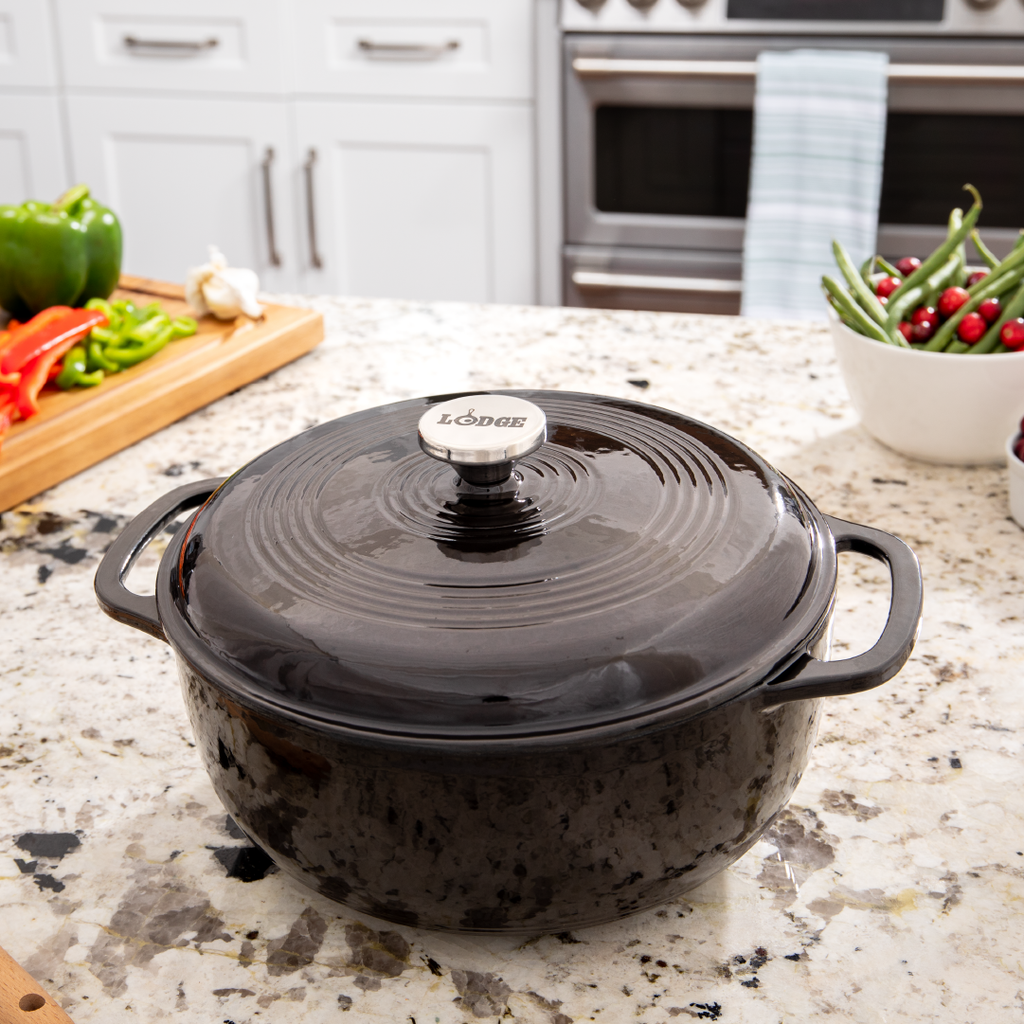 6 Quart Essential Enamel Dutch Oven | Versatile Cast Iron Cooking