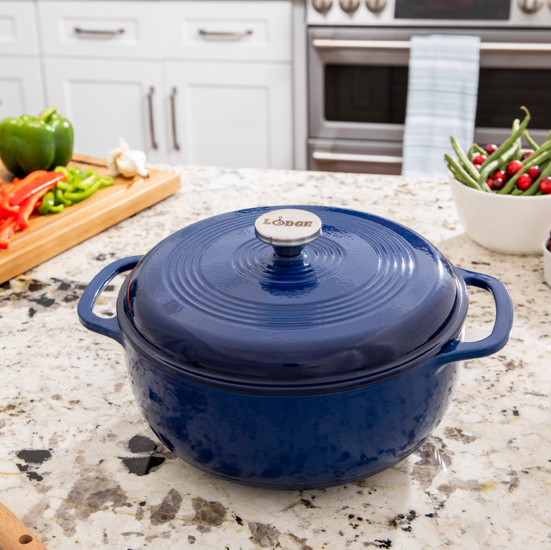 6 Quart Essential Enamel Dutch Oven | Versatile Cast Iron Cooking