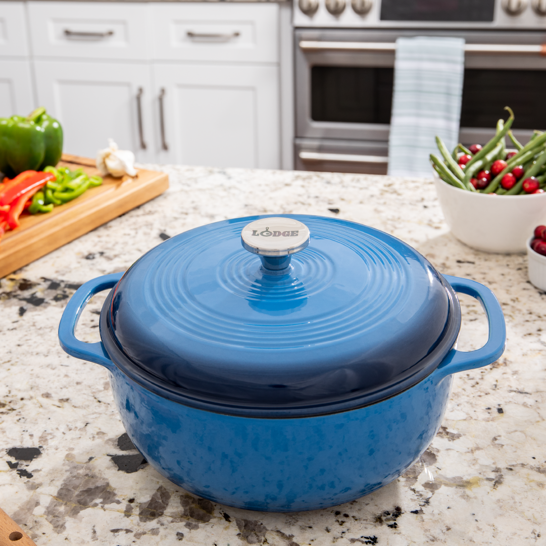 6 Quart Essential Enamel Dutch Oven | Versatile Cast Iron Cooking