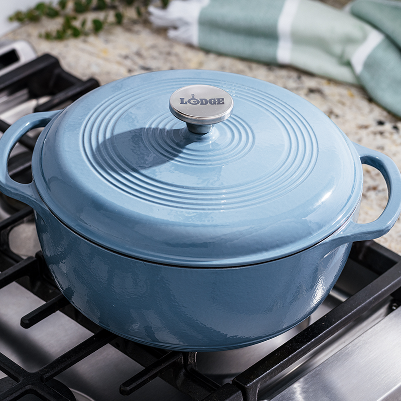 6 Quart Essential Enamel Dutch Oven | Versatile Cast Iron Cooking