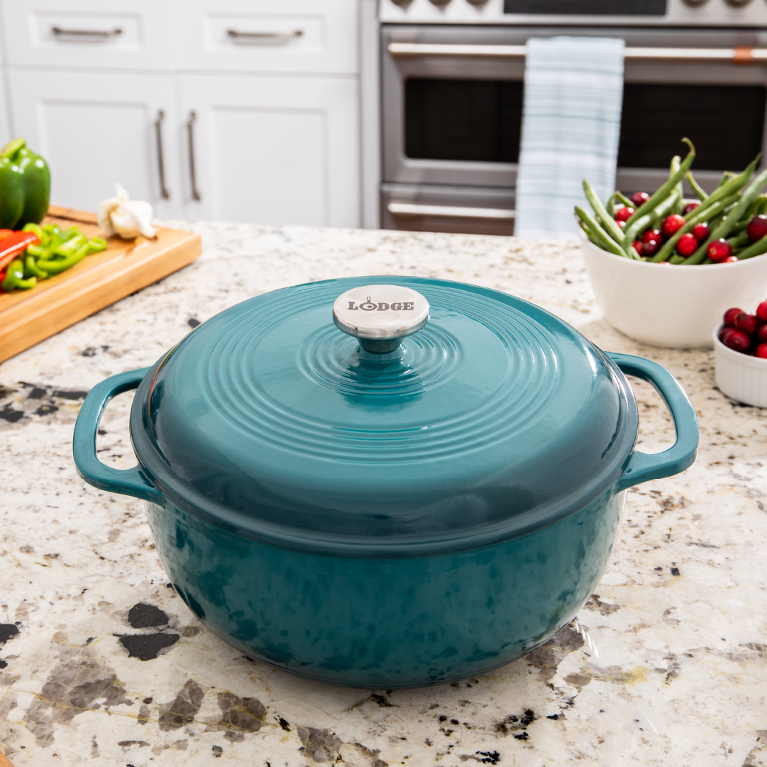 6 Quart Essential Enamel Dutch Oven | Versatile Cast Iron Cooking