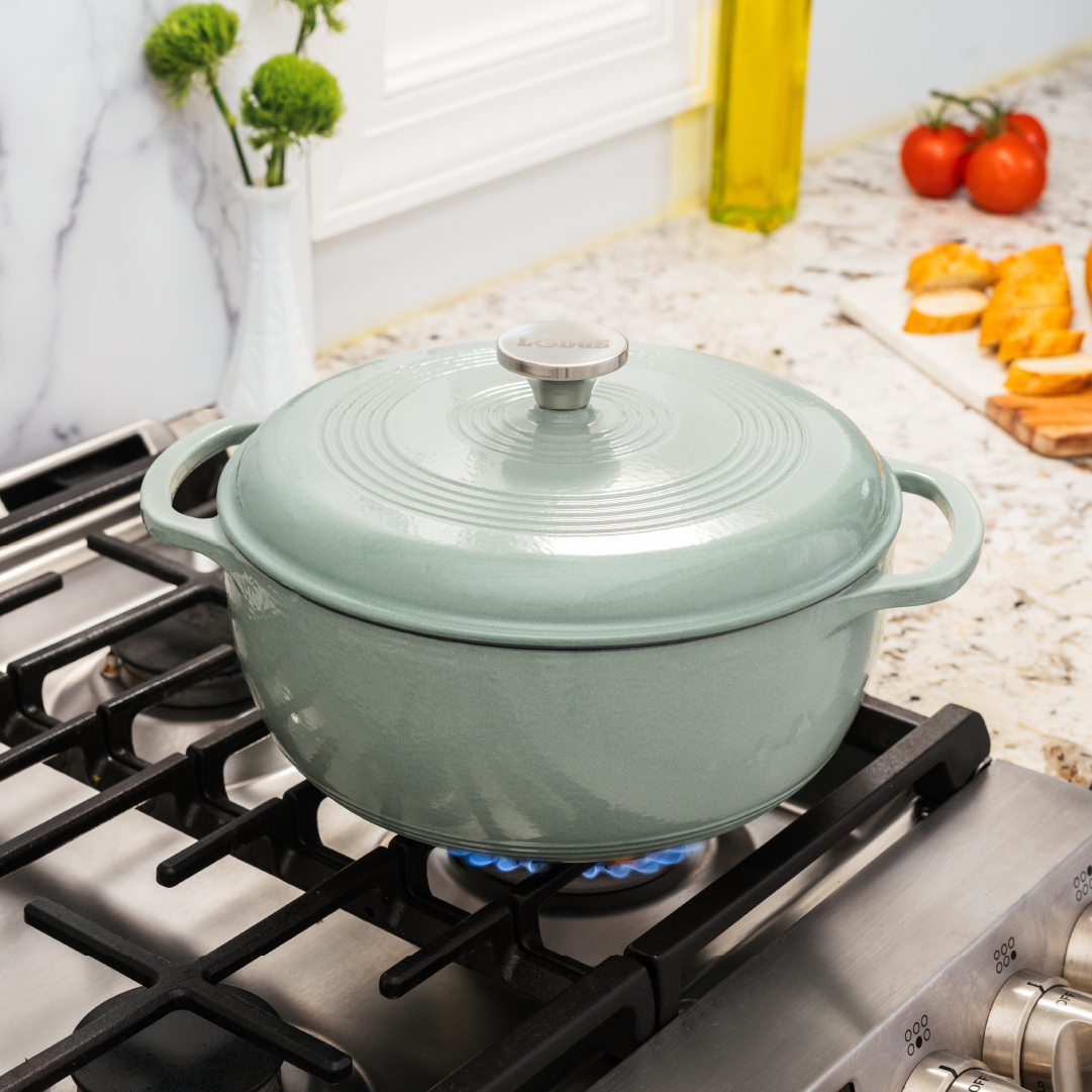 6 Quart Essential Enamel Dutch Oven | Versatile Cast Iron Cooking