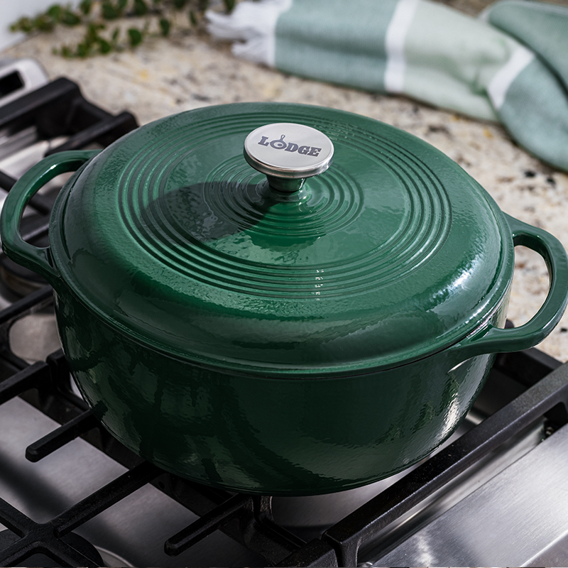6 Quart Essential Enamel Dutch Oven | Versatile Cast Iron Cooking