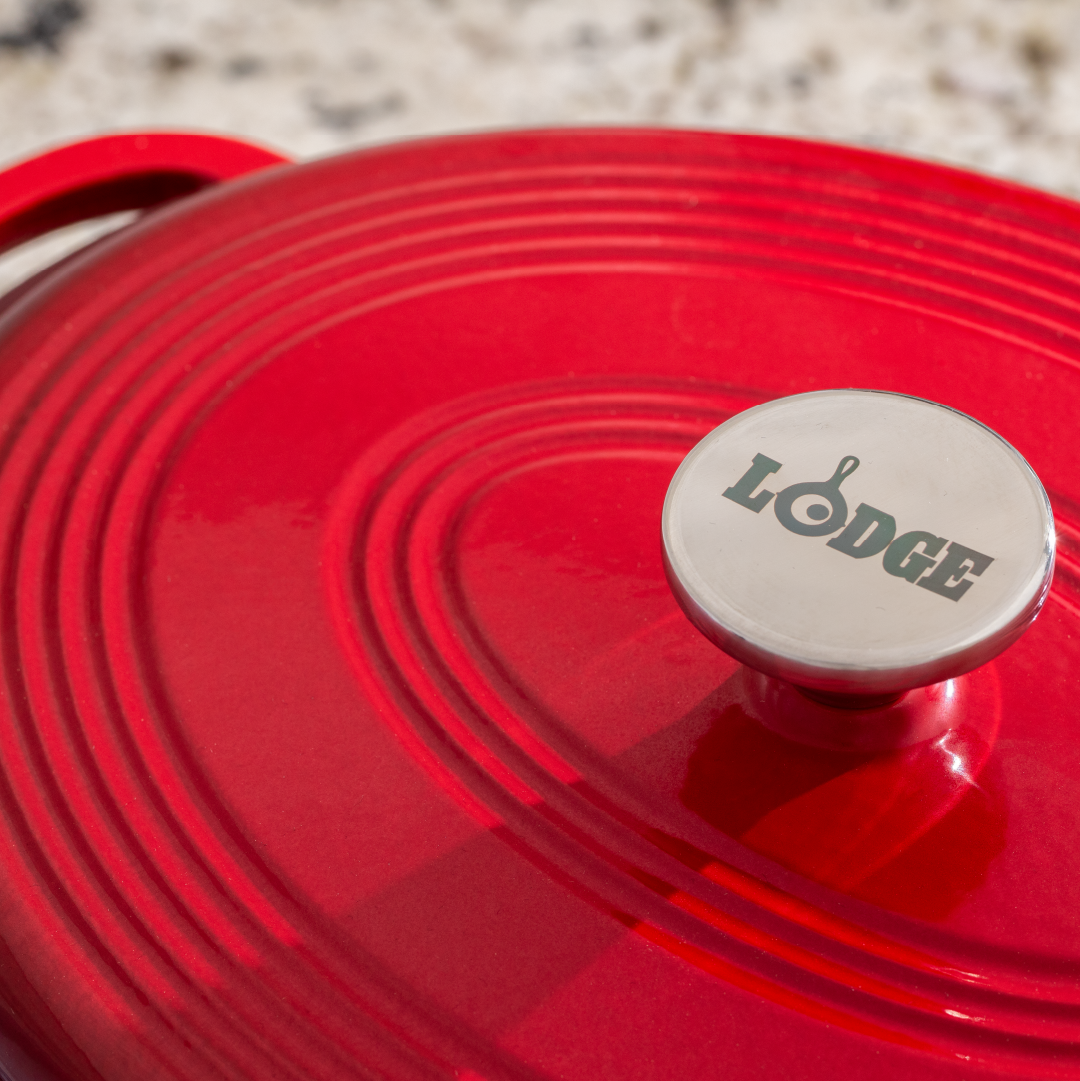 Essential Enamel Oval Dutch Oven | Versatile Cast Iron Cooking