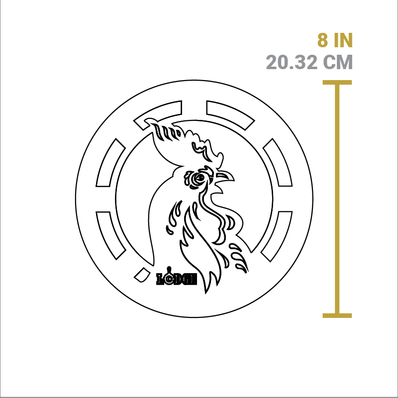 Enameled Rooster Trivet | Kitchen Starter Bundle