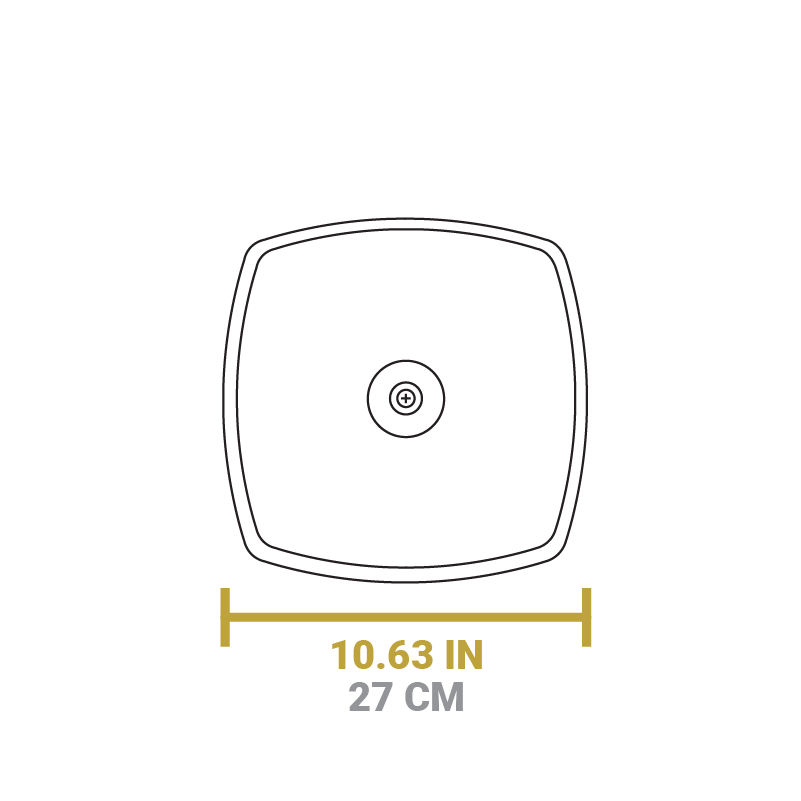 10.5 Inch Square Glass Lid | Cookware Replacement Part